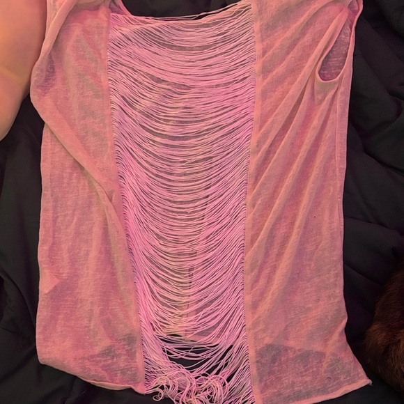 Love Riche white Distressed Tank Top - Picture 2 of 3